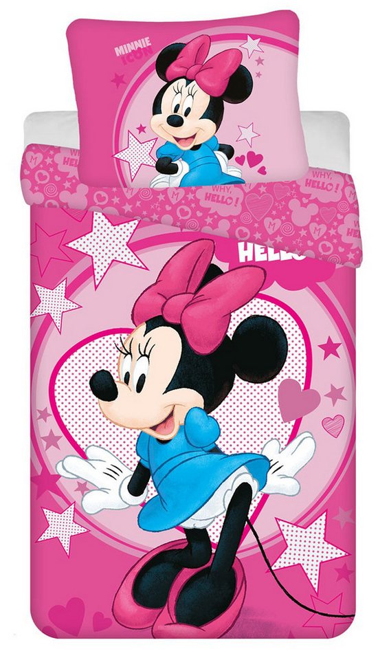 Kinderbettwäsche Minnie Mouse, Disney, Polyester, 2 teilig von Disney