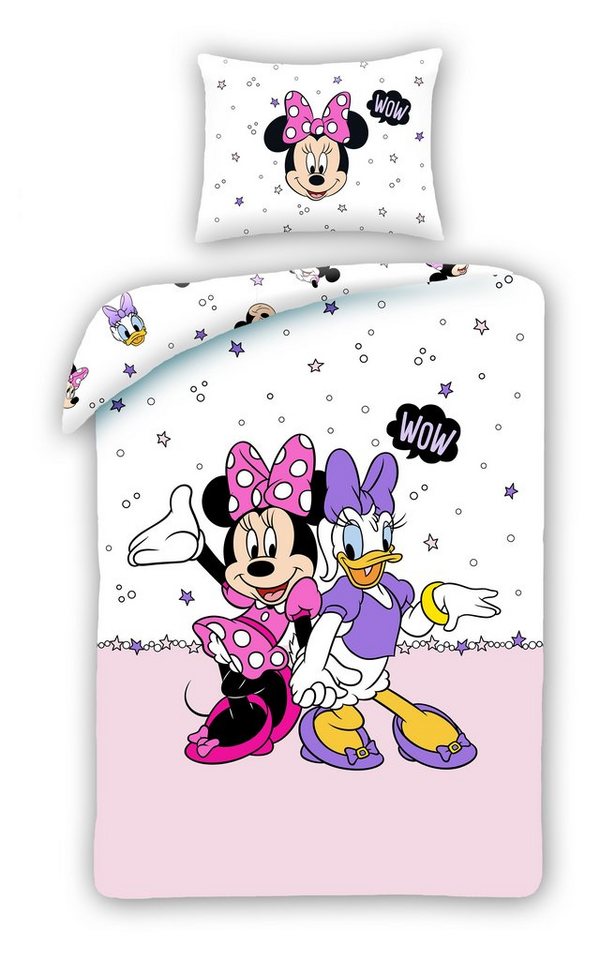 Kinderbettwäsche Minnie Mouse Bettwäsche 140 x 200 cm, Disney von Disney