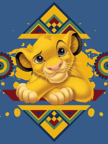Leinwand, Bedruckt, 60 x 80 cm – Der König der Lion von Disney