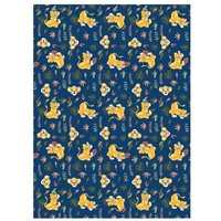 Lion King Flanell Decke 110x150 cm – Weiche Kuscheldecke für Kinder & Fans - Disney von Disney