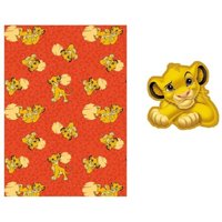 Lion King Schlafset – Gemütliche Kinderdecke mit Kissen für Zuhause & Reisen 140x100 cm von Disney