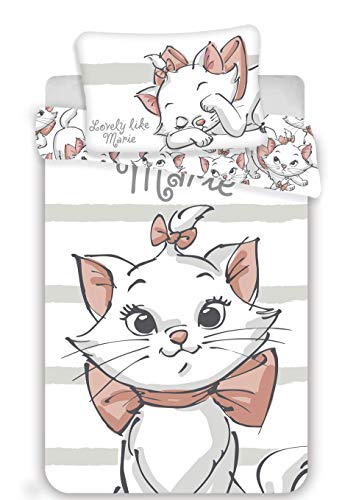 Marie Aristocats Baby Bettwäsche-Set 100x135 + 40x60cm Baby Baumwolle von Disney