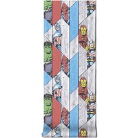 Marvel Comics - Papiertapete - Holz - Mehrfarbig - 10m x 52cm - Mehrfarbig von Marvel