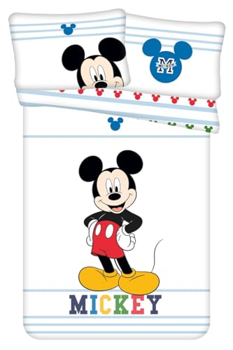 Mickey Mouse Colors Babybettwäsche 100 x 135 cm von Jerry Fabrics