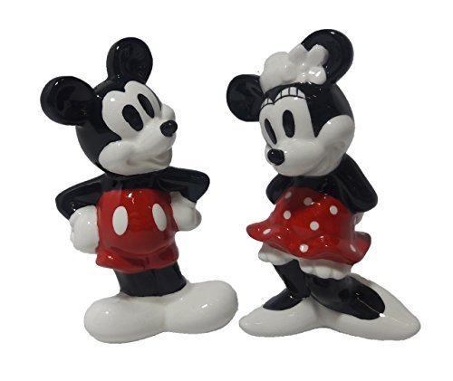 Mickey und Minnie Vintage Salz- und Pfefferstreuer von Disney