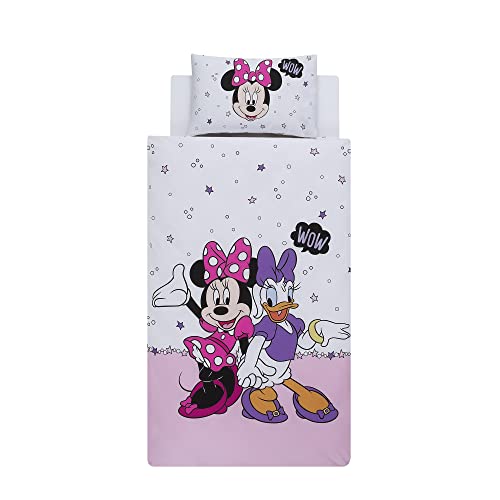 Minnie Mouse 100% Baumwolle Einzelbettbezug Set von Disney