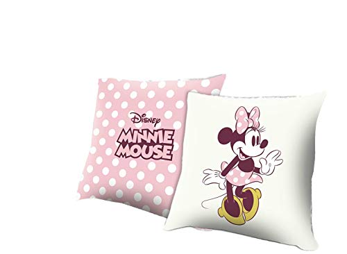 Minnie Mouse Kissen, Velours, 45 x 45 cm, Minnie Classic, Mehrfarbig, einzigartig von Disney