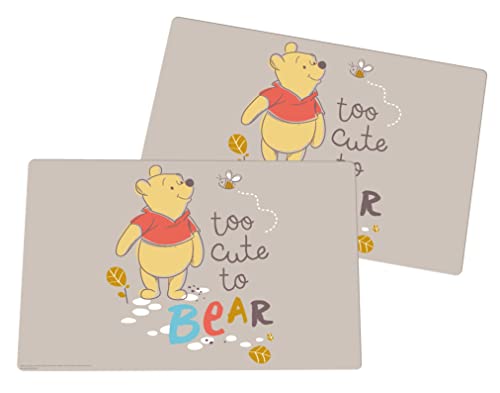 Platzset Winnie Pooh Too Cute to Bear 2er Set von Disney