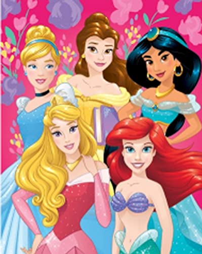 Princess Ariel Mermaid Rapunzel Throw Silk Touch Blanket 40" x 50" von Disney