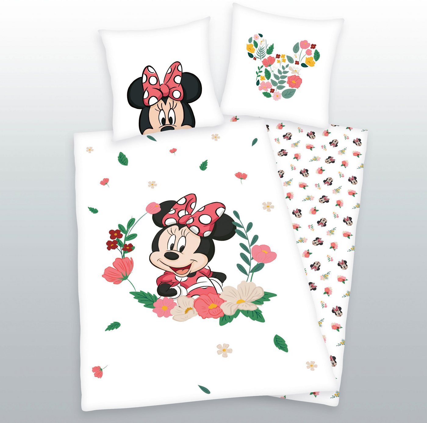 Wendebettwäsche Disney Minnie Mouse, Disney, Flanell, mit tollem Minnie Mouse Motiv von Disney