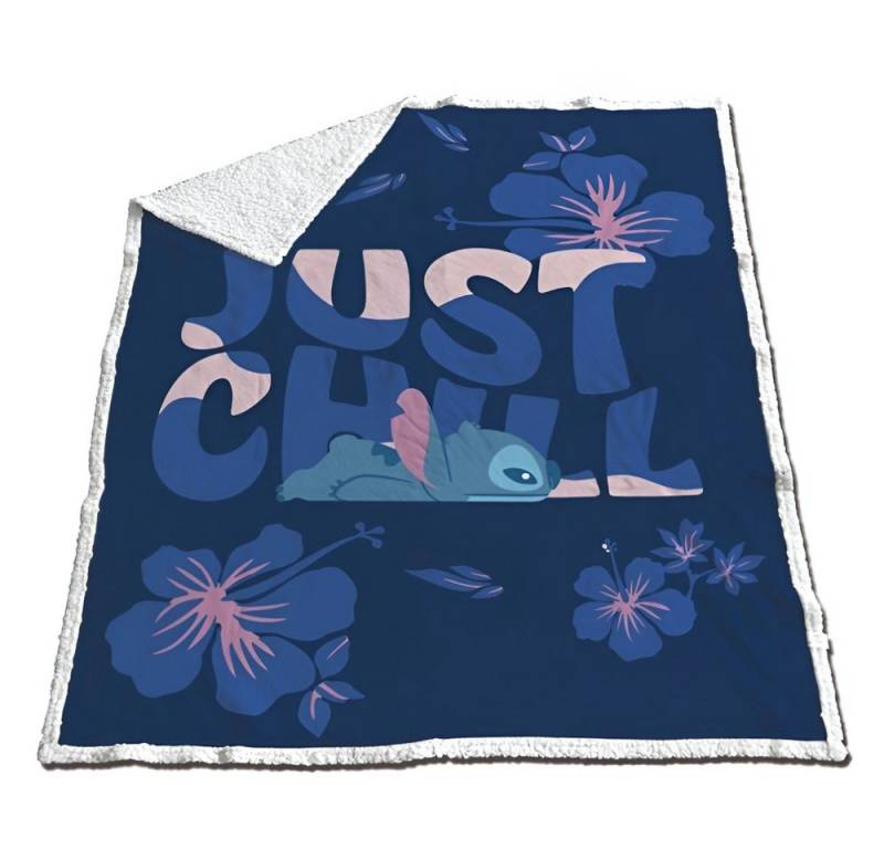 Wohndecke Disney Lilo und Stitch Coral Decke warme Kuscheldecke 130x170 cm, Disney von Disney