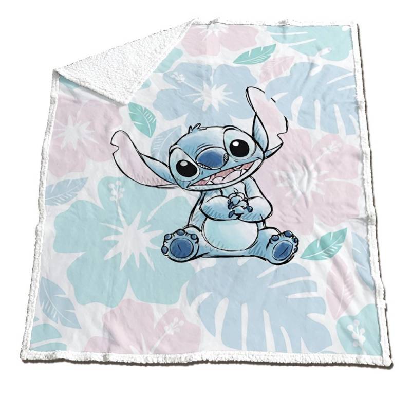 Wohndecke Disney Lilo und Stitch Coral Decke warme Kuscheldecke 130x170 cm, Disney von Disney