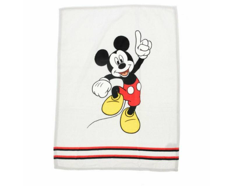Wohndecke Mickey Mouse Babydecke Weiche Fleecedecke 100cm x 75cm, Disney, Geschenkidee für Mädchen und Jungen von Disney