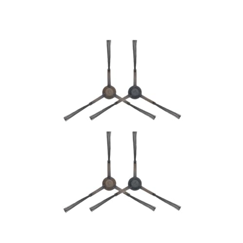 DispRA Hauptseitenbürste HEPA-Filter Wischmopp-Staubbeutel Kompatibel mit Midea S8 / S8+ / CLIEN T24 / ThinkAir RV50 Pro Roboterstaubsaugerzubehör(Light Yellow) von DispRA