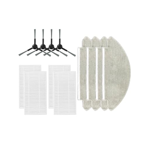 DispRA Kompatibel mit Viomi Alpha 2 Pro / V5 Pro/V-RVCLM27B / V-RVCLM40B Staubsauger, Hauptseitenbürstenfilter, Moppteile, Ersatzzubehör(Set 2) von DispRA