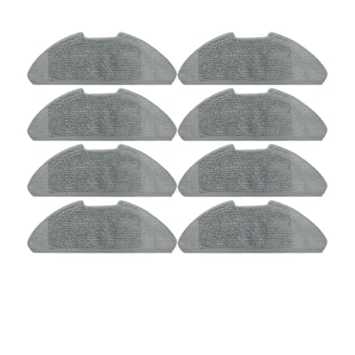 DispRA Kompatibel mit Xiaomi Mi Robot Vacuum Mop 2 Lite/Mi Robot Vacuum Mop 2 Pro/MJSTL / MJST1SHW Teile Hauptseitenbürste Hepa-Filter Wischlappen(8 mops) von DispRA