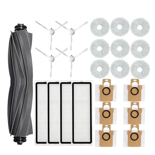 Ersatzteile, Gummi-/Seitenbürsten, Abdeckungen, Filter, Staubbeutel usw. Passend for Dreame Bot L10s Ultra L10 Ultra Robotertyp(Light Green) von DispRA