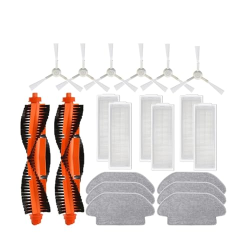 Kompatibel Kompatibel Mit Xiaomi Roboter Vakuum S10 S12 T12 B106GL/ Mopp 2S XMSTJQR2S / 3C B106CN Teile Zubehör Wichtigsten Seite Pinsel Filter Mopp(Army Green) von DispRA