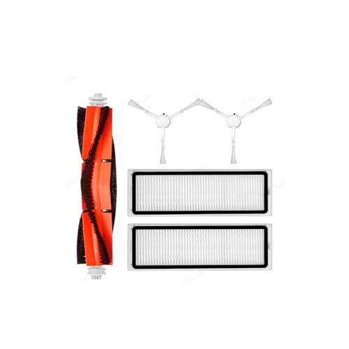Kompatibel Kompatibel mit XM 1C 2C 1T, Dreame F9, STYTJ01ZHM Ersatzteile Zubehör Hauptseitenbürste Hepa-Filter Wischtuch(Set H) von DispRA