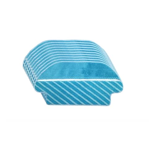 Kompatibel mit Cecotec Conga 3290 3390 3490 3590 3690 3790 3890 Ultra Titanium Staubsauger-Teile, Hauptseitenbürste, HEPA-Filter, Mopplappen(White) von DispRA