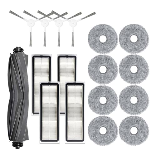 Kompatibel mit Dreame Bot L10s Pro, L10 Prime, L10 Pro, Zubehör, Hauptseitenbürste, Hepa-Filter, Wischtuch, Roboter-Ersatzteile(Light Green) von DispRA