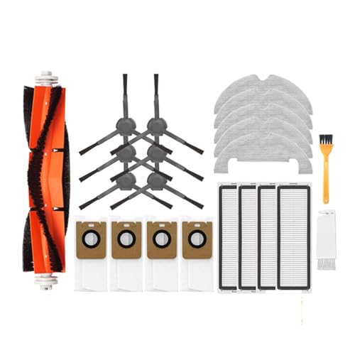 Kompatibel mit Dreame Bot Z10 Pro / L10 Plus Zubehör Staubbeutel HEPA-Filter Hauptbürste Mopp Roboter-Staubsauger Ersatzteile(Green) von DispRA