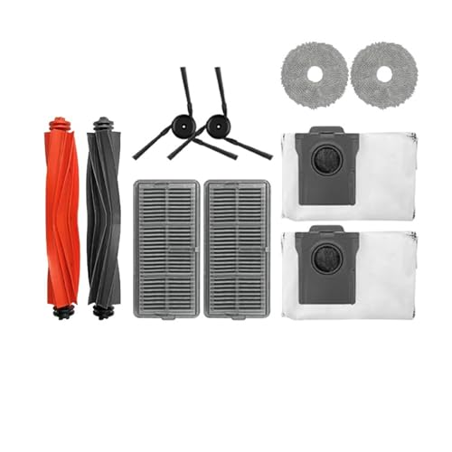 Kompatibel mit Dreame X40 Pro Ultra Roboter-Staubsauger, Haupt-Doppel-Hauptbürste, Mopp, Hepa-Filter, Staubbeutel, Zubehör, Ersatzteile(Light Green) von DispRA