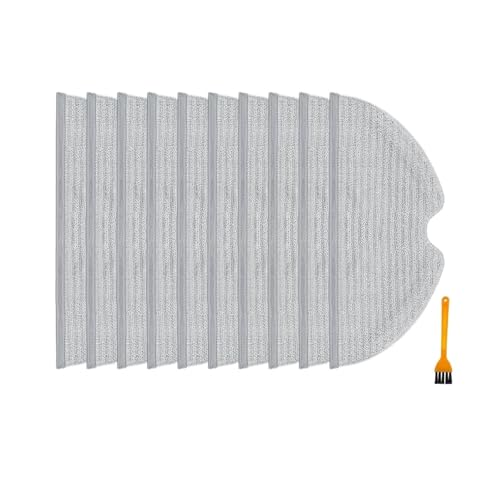 Kompatibel mit Kompatibel mit (Dreame D9, D9 Max, L10 Pro, Trouver LDS Finder) Walze Seitenbürste Wischmopp Wassertank Filter Staubbehälter Zubehörteil(10 Mop) von DispRA