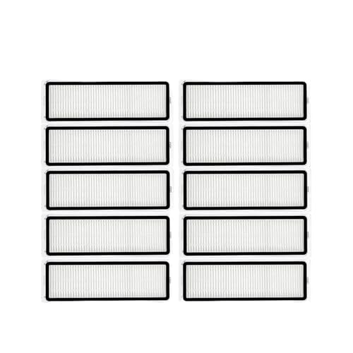 Kompatibel mit Kompatibel mit Xiaomi Robot Vacuum S10+ Plus B105 / S20+ Plus B108GL Teile Hauptwalze Seitenbürste Hepa-Filter Wischtuch Zubehör(Army Green) von DispRA