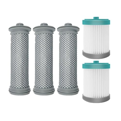 Kompatibel mit Tineco A10 A11 Hero A10 A11 Master Pure One S11 S12 PWRHERO11 Akku-Staubsaugerwalzenbürste Pre Hepa-Filterteile (5-teiliges Kombi-Set) von DispRA