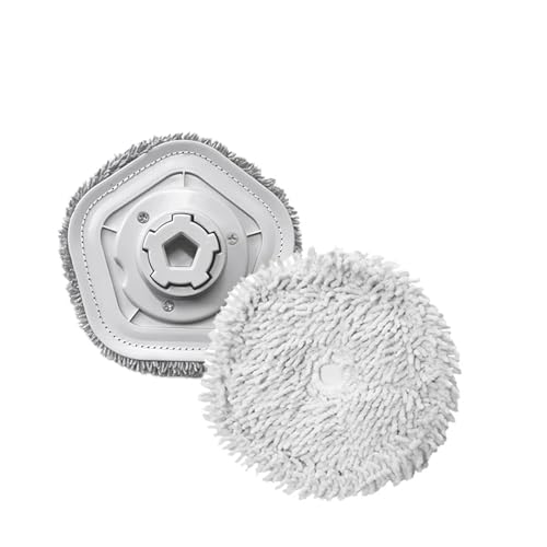 Kompatibel mit XMI Dreame Bot W10 selbstreinigendem Roboter-Staubsauger-Zubehör, Hauptseitenbürstenabdeckung, HEPA-Filter, Mopptuch-Ersatzteilen(Light Green) von DispRA