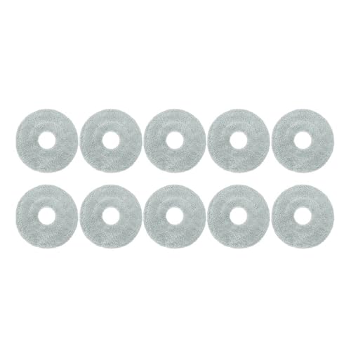 Kompatibel mit Xiaomi Robot Vacuum S20+ Plus B108GL/ S10+ Plus B105 Teile Hauptwalze Seitenbürste Hepa-Filter Mopptuch Zubehör(White) von DispRA