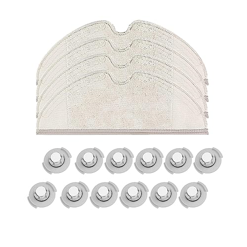 Mopp Tuch Wasser Tank Filter Kompatibel Mit Roborock Roboter E2 E3 E4 E5 S4 S5 S6 Max Pure MaxV Staubsauger wischen Tücher Zubehör(2) von DispRA