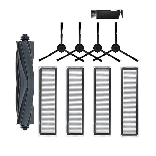 Zubehör for Rollen-/Seitenbürsten, kompatibel mit Dreame D10s/D10s Pro Roboter-Staubsauger, abwaschbarer Hepa-Filter, Ersatz for Wischmopp- und Lappentücher(Set16) von DispRA