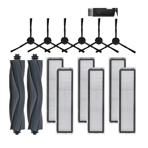 Zubehör for Rollen-/Seitenbürsten, kompatibel mit Dreame D10s/D10s Pro Roboter-Staubsauger, abwaschbarer Hepa-Filter, Ersatz for Wischmopp- und Lappentücher(Set20) von DispRA