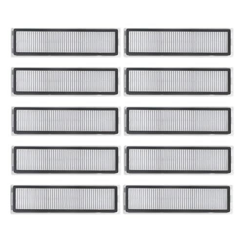 Zubehör for Rollen-/Seitenbürsten, kompatibel mit Dreame D10s/D10s Pro Roboter-Staubsauger, abwaschbarer Hepa-Filter, Ersatz for Wischmopp- und Lappentücher(Set5) von DispRA