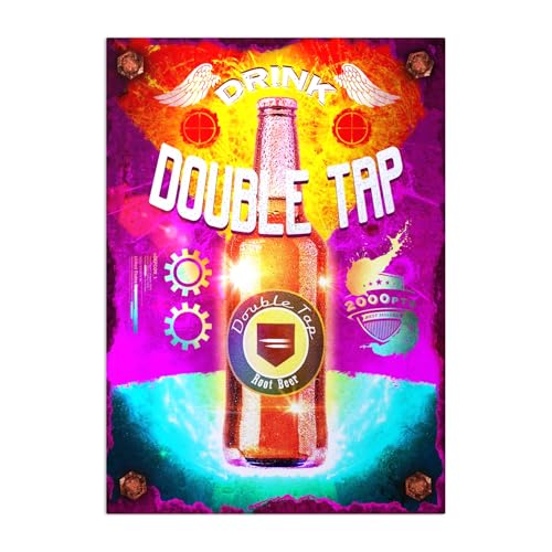 Displate Call of Duty Metallposter Call of Duty Poster Zimmer Poster Call of Duty Merch Zimmer Plakat wandbilder deko - Perk-a-Cola - Double Tap Poster 45 cm x 32 cm Displate Call of Duty Metallposter Call of Duty Poster Zimmer Poster Call of Duty Merch Zimmer Plakat wandbilder deko - Perk-a-Cola - Double Tap Poster 45 cm x 32 cm von Displate
