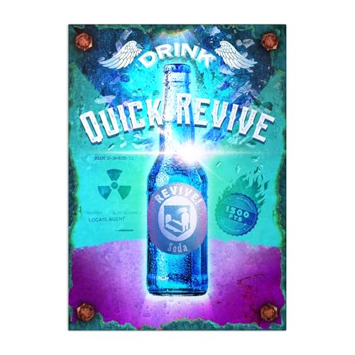 Displate Call of Duty Metallposter Call of Duty Poster Zimmer Poster Call of Duty Merch Zimmer Plakat wandbilder deko - Perk-a-Cola - Quick Revive Poster 45 cm x 32 cm Displate Call of Duty Metallposter Call of Duty Poster Zimmer Poster Call of Duty Merch Zimmer Plakat wandbilder deko - Perk-a-Cola - Quick Revive Poster 45 cm x 32 cm von Displate