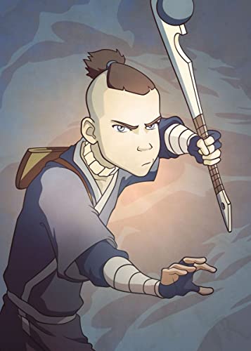 Displate - Metallposter - Magnet-Montage - Avatar: The Last Airbender - Character Elements - Sokka Elements - Größe M - 32x45cm Matt von Displate