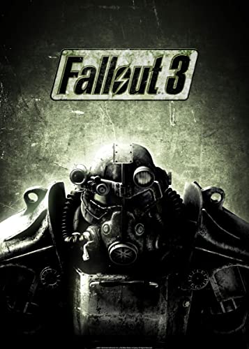 Displate – Metallposter - Magnet-Montage - Fallout - Fallout 3 Key Art - Fallout 3 - Größe M - 32x45cm von Displate