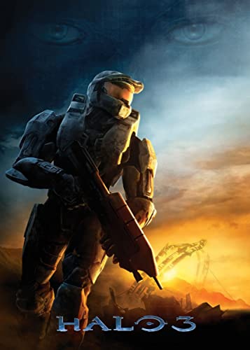 Displate - Metallposter - Magnet-Montage - Halo Game - Halo Posters - Halo 3 Poster - Größe M - 32x45cm Matt von Displate