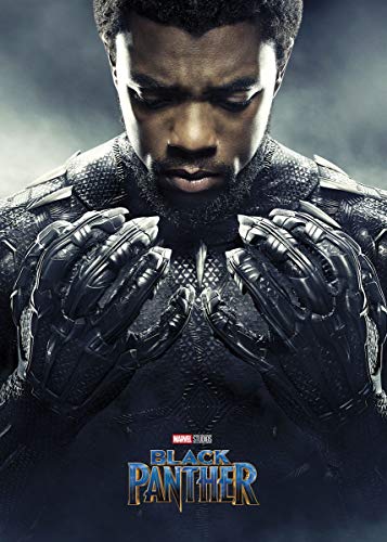 Displate – Metallposter - Magnet-Montage - Marvel - Marvel Movie Posters - Black Panther - Größe M - 32x45cm von Displate