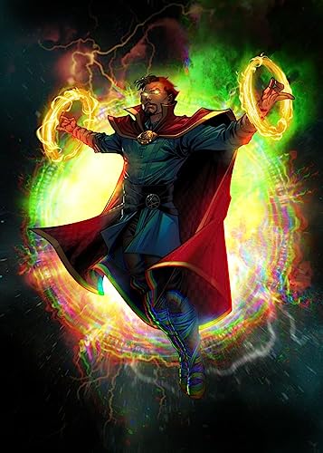 Displate – Metallposter - Magnet-Montage - Marvel - Find Your Power - Doctor Strange - Größe L - 67,5x48cm von Displate