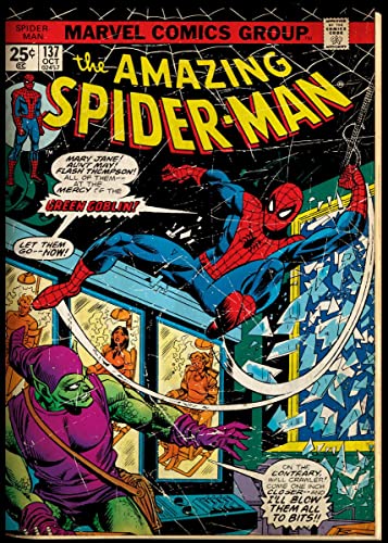 Displate – Metallposter - Magnet-Montage - Marvel - Spider Man Retro - Green Goblin - Größe L - 67,5x48cm von Displate