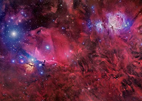 Displate – Metallposter - Magnet-Montage - NASA - Deep Space - Constellation of Orion - Größe L - 67,5x48cm von Displate