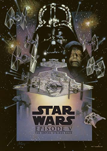Displate – Metallposter - Magnet-Montage - Star Wars - Star Wars Movie Posters - Star Wars Episode V: The Empire Strikes Back - Größe M - 32x45cm von Displate