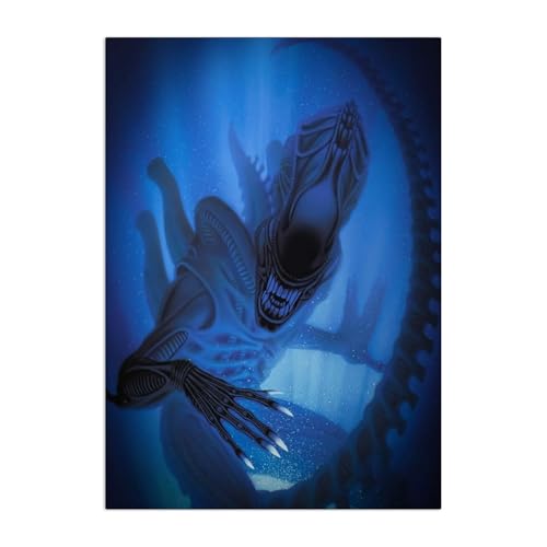 Displate Offiziell Alien MetallPoster Magnetische Befestigung Inklusive Lizenziert Bilder Hochwertiges Poster Alien Found You 67.5 cm x 48 cm von Displate