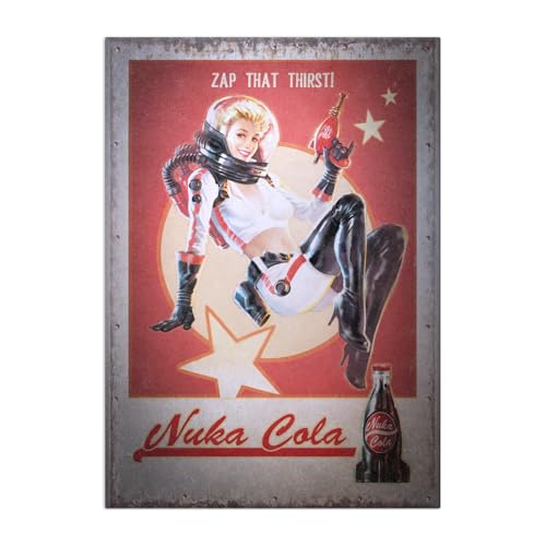 Displate Offiziell Fallout MetallPoster Magnetische Befestigung Inklusive Lizenziert Bilder Hochwertiges Poster Nuka Cola - Zap That Thirst Poster 67.5 cm x 48 cm Displate Offiziell Fallout MetallPoster Magnetische Befestigung Inklusive Lizenziert Bilder Hochwertiges Poster Nuka Cola - Zap That Thirst Poster 67.5 cm x 48 cm von Displate