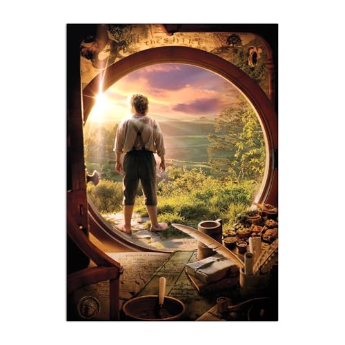 Displate Offiziell Hobbit MetallPoster Magnetische Befestigung Inklusive Lizenziert Bilder Hochwertiges Poster The Hobbit: An Unexpected Journey - Leaving Bag End Poster 67.5 cm x 48 cm Displate Offiziell Hobbit MetallPoster Magnetische Befestigung Inklusive Lizenziert Bilder Hochwertiges Poster The Hobbit: An Unexpected Journey - Leaving Bag End Poster 67.5 cm x 48 cm von Displate