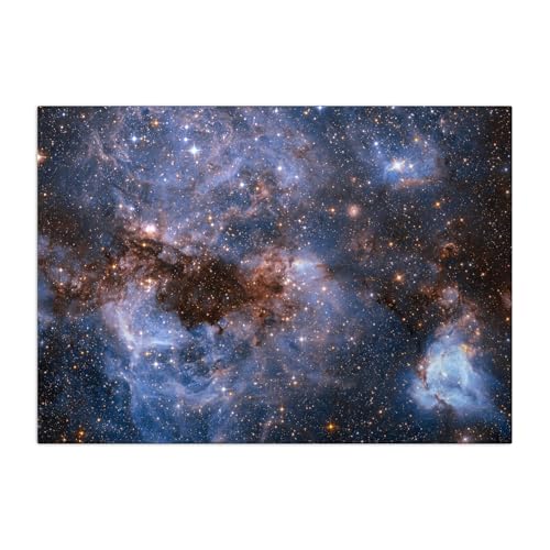 Displate Offiziell NASA MetallPoster Magnetische Befestigung Inklusive Lizenziert Bilder Hochwertiges Poster Into the Storm Poster 67.5 cm x 48 cm von Displate